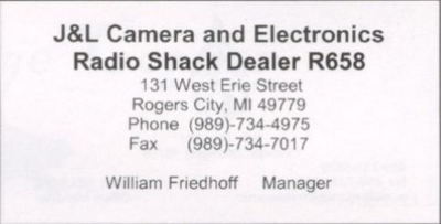 Radio Shack - Rogers City Store